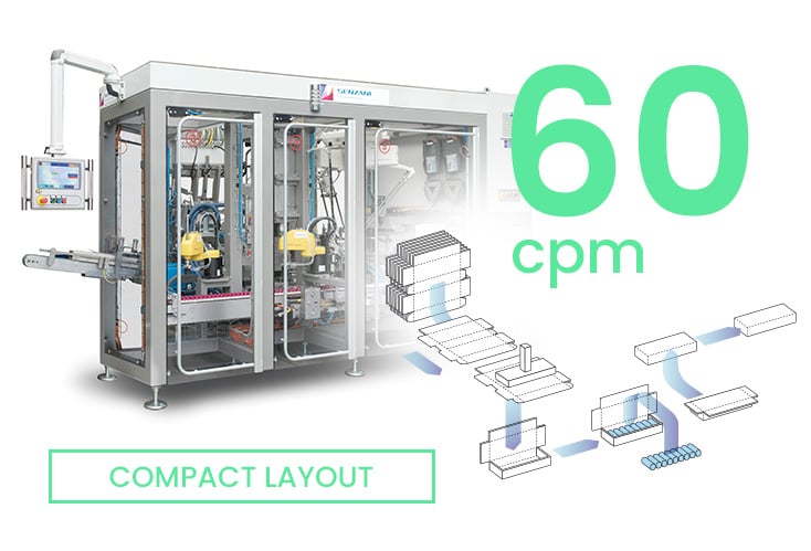 Macchina TLCM con dati tecnici Macchina TLCM con dati tecnici